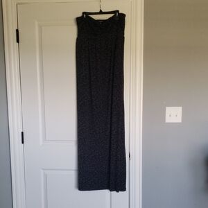 Torrid Black Leopard Print Maxi Dress